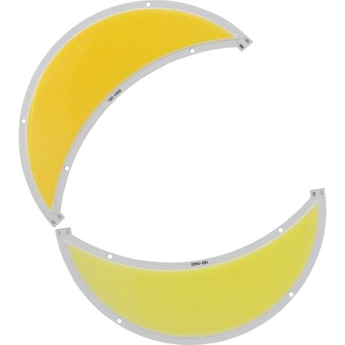 5PCS Moon shape High Power chip on board 12V DC outdoor 100W 180mm White Warm White LED cob FLIP Chip for car light