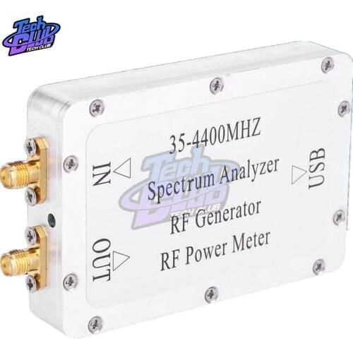 35-4400MHz Spectrum Analyzer With Aluminum Alloy Shell Sweep Signal Source Power Meter With A USB Interface