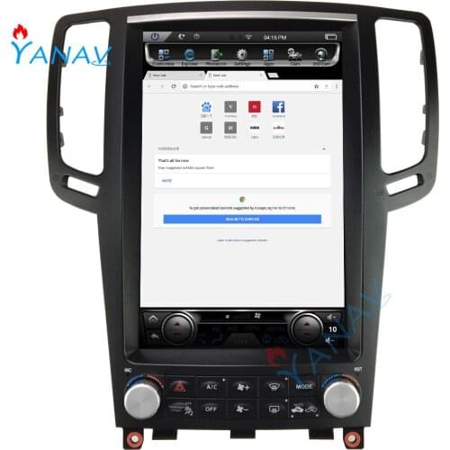 Tesla car audio GPS navigation For-Infiniti G25/G35/G37 2007-2013 Car stereo android multimedia video DVD player vertical screen