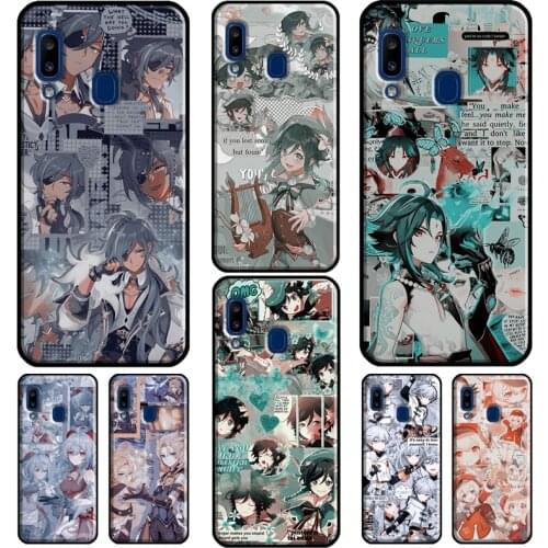 Genshin Impact Aesthetics Phone Case For Samsung A51 A71 A41 A31 A11 A21S A20e A12 A32 A52 A72 A30 A40 A50 A70 A02