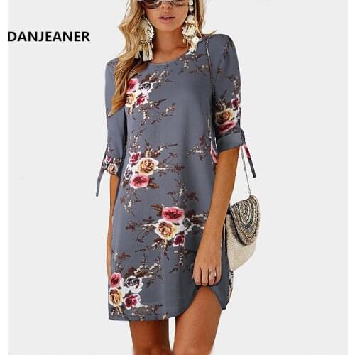 DANJEANER Summer Chiffon Dresses