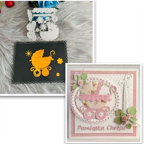Baby theme carriage scrapbook die Metal Cutting Dies DIY Scrapbook Paper Cards Embossing Craft Die Cut handmade craft