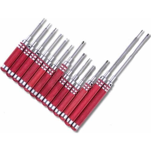 CNC Long/Short White Steel Screwdriver Hexagon Socket 1.5 2.0 2.5 3.0 Sloted/Phillips/Spherical Head HSS Screwdriver