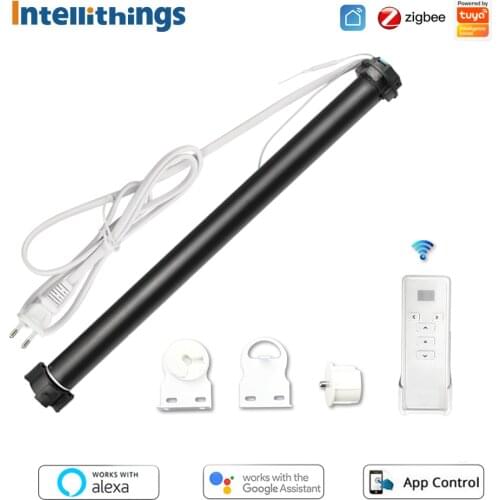 Tuya Zigbee Smart Roller Motor For 36mm 37mm 38mm Tube Electric Engine Shutter Rod SmartThings Control Alexa Alice Smart Life