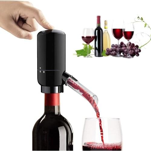 Electric Red Wine Dispenser Automatic Wine Pourer Smart Wine Decanter Battery/USB Charging Red Wine Aerator Kitchen Bar Tool