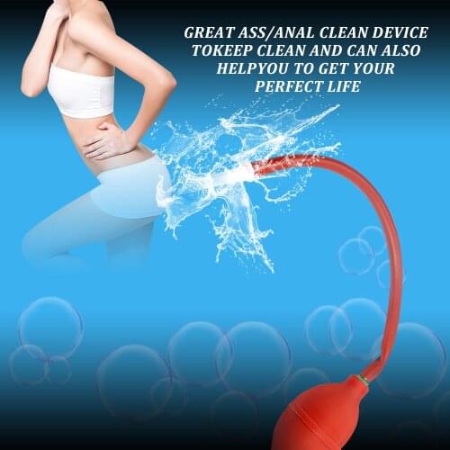 EXVOID Soft Hose Anal Cleaning Tube Hygiene Attachment Sex Toys for Women Men Gay Enema Shower Nozzle Tip Adult Products