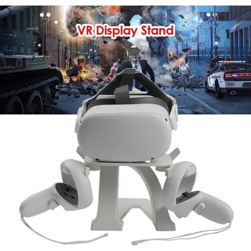 Fixing Strap Leather Foam Cushion Belt VR Stand Headset Controller Display Storage Holder for Oculus Go Rift S Quest 2