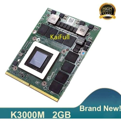 Brand New K3000M K 3000M N14E-Q1-A2 Video Graphics VGA Card for Laptop Dell Precision M6700 M6800 HP 8760W 8770W 8740W 100% Test