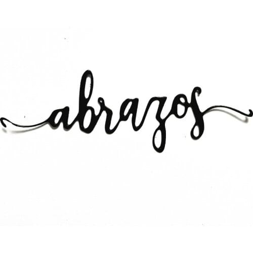 Spain Words metal Cut Dies Stencil and Stamps for DIY Scrapbooking Paper Album Craft Dies Template New Design