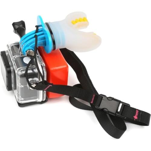 Action Camera Surf Mouth Mount for GoPro Hero 9 8 7 6 5 4 3 Black Silver Session Xiaomi 4K SJCAM SJ7 H9 Go Pro Surfing Accessory