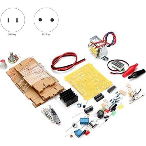 LM317 1.25V-12V Continuously Adjustable Regulated Voltage Power Supply DIY Kit Retail