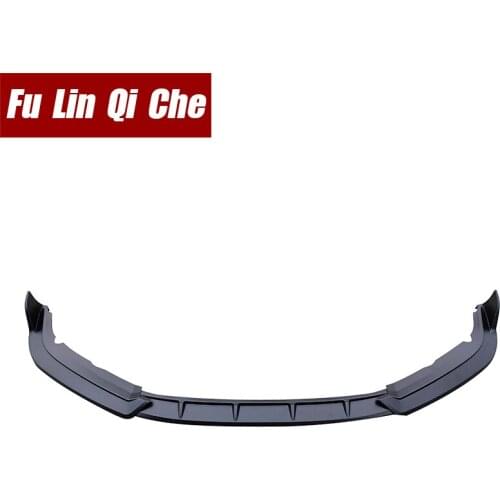3PCS/SET Car Front Lip Spoiler Bumper Chin Apron for Honda For Civic 10th 2016 2017 2018 2019
