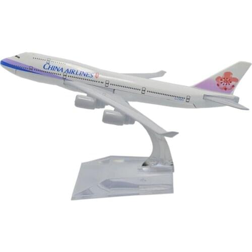 TANG DYNASTY(TM) 1:400 16cm Boeing B747-400 Taiwan China Airlines Metal Airplane Model Plane Toy Plane Model