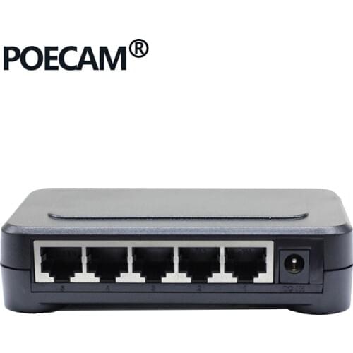 5 Port 1000Mbps Gigabit Switch network switches Optinal US EU plug plastic shell shenzhen factory porduction support OEM ODM