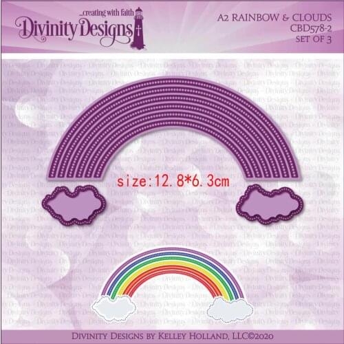 Sirius 2021 Rainbow clouds festival Metal Cutting Dies Kits for DIY Craft Making Greeting Card Album Scrapbooking cutting die