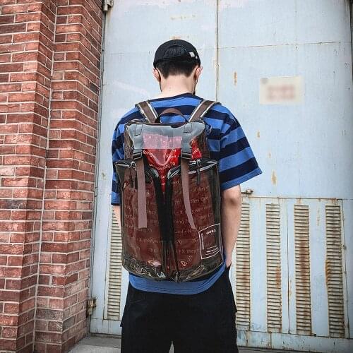 Scione PVC Female Bag Backpacks for Women Shoulder Bag Man Designer Bags 2021 Womens Brand Blosas Men