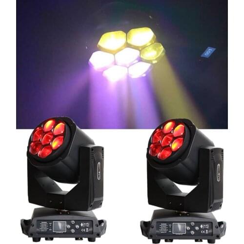7x15W Led Lighting Big Bee Eye 4 In 1 Moving Head Beam Wash Zoom Lights RGBW Moving Head Led DJ Lighting