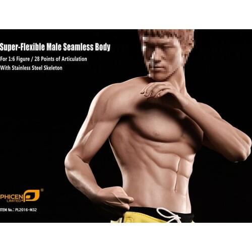TBLeague Phicen M32 PL2016-M32 1/6 Super flexible Asia Male Seamless Body(no - head sculpt)