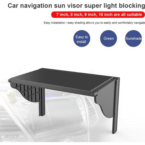 Universal Navigation Hood Car GPS Sunshade Cover For 145-245Mm Car GPS Navigation Screen Visor Sunshade Car Monitor Sun Visor