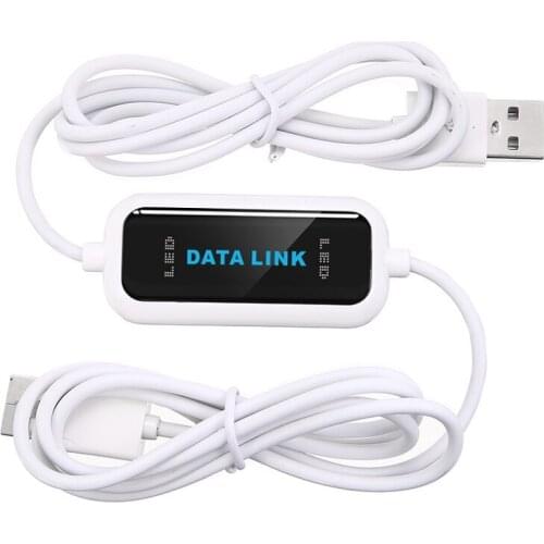USB 2.0 PC To PC Online Share Sync Link Net Direct Data File Transfer Bridge 165CM LED Cable Easy Copy Between 2 Computer
