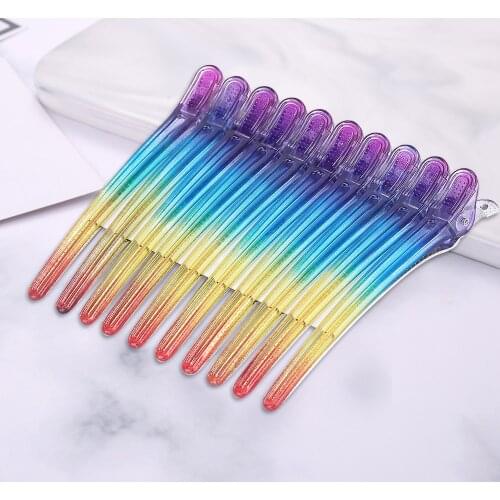 10pcs Alligator Hair Clips Pro Hairdressing Salon Sectioning Braiding Clips DIY Hair Clip Hair Care Styling Tools