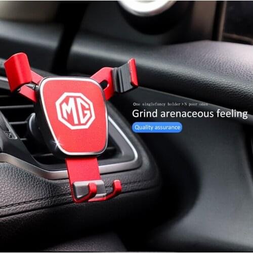1Pcs ABS Car Styling Phone Holder Air Vent Clip Stand For Morris Garages GT GS Hector HS MG3 MG5 MG6 MG7 ZS ZX ZR TF EZS RX5 RX8