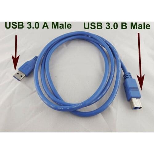 10pcs USB 3.0 A Male To B Male Extension High Speed Printer Premium Cable Cord 5ft