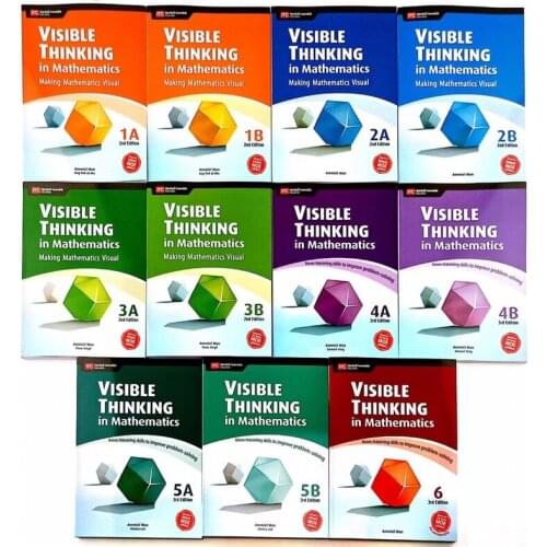 11 Books/Set SAP Visible Thinking in Mathematics Grade 1-6 Children Learn Math Singapore Primary School Textbook Exercise Book
