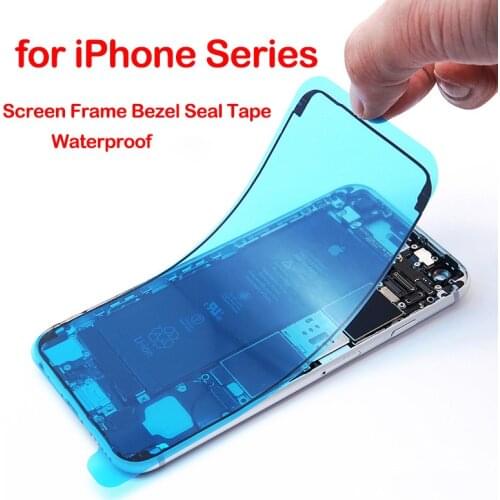 2PCS Screen LCD Frame Adhesive Tape Sealing for iPhone X 8 7 6S 6 6plus, Front Housing Waterproof Seal Stickers Replacement