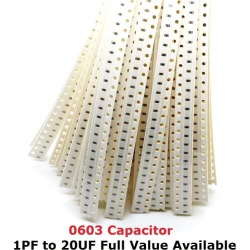200PCS 0603 capacitor 16V 50V 4.7UF 10UF 22UF 106 226 475 106M 106K 106Z 226K 226M 226Z 475Z 475K 475M X7R smd chip capacitance