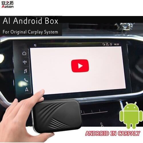 USB Insert Android In CarPlay System AI Box For Peugeot 308 408 508 2008 4008 5008 2017-2020 Android TV Box