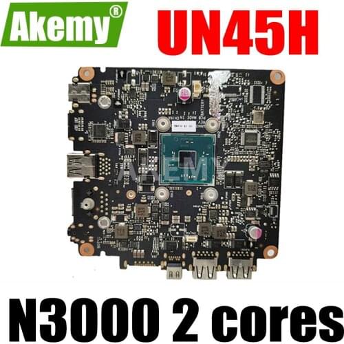 JIANSU Mainboard For ASUS VivoMini UN45H UN45H-VM062M Mini HD computer motherboard N3000 2 cores 90MS00R0-R03000