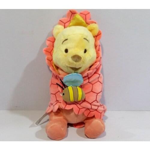Disney 26cm Winnie the Pooh Baby Version Stuffed Plush Toys Kawaii Stuffed Toys Birthday Present Decoration Kids Toys