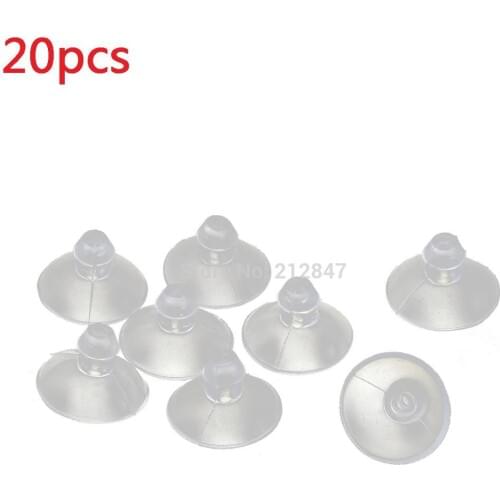 Home Desk Glass Rubber Transparent Anti-Collision Suction Cups Sucker Hanger 20pcs