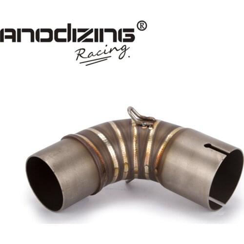 Motorcycle Exhaust Slip-on Middle Link Connect Pipe Muffler For CB1000R CB 1000R 2008 2009 2010 2011 2012 2013 2014 2015 2016