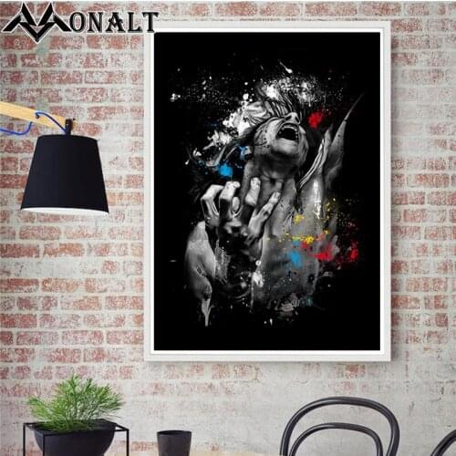 Canvas Painting Black and White Scandinavian Painting Posters ART Canvas Poster and Prints Wall Decorations Living Room Abstract