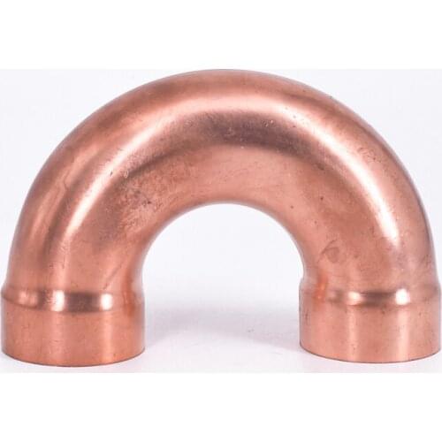 Copper 180 Elbow Plumbing Pipe Fitting Water Gas Oil Scoket Weld Coupler End Feed 180 Deg 42mm x1.2mm x95