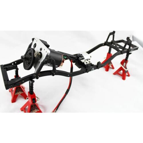 Axial Rock Cralwer upgrade scx10 D90 performance DRIVE shaft Mount with Transfer Gearbox Fits Denfend D90 Frame Chassis