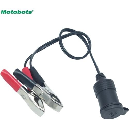 MOTOBOTS 5Set 12V Car Motorbike Tractor Boat Clip-on Cigarette Lighter Socket Cable Adaptor #FD2867