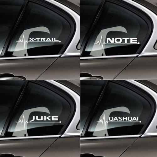 1pcs Car windows sticker For Nissan JUKE NOTE New Qashqai Murano X Trail X-trail Teana 2015 2016 Car styling