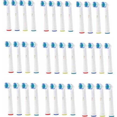 Wholesale 40Pcs or 20pcs or 16pcs Replacement Toothbrush Heads for Oral EB 17 SB-17A Hygiene Care Clean Electric Tooth Brush