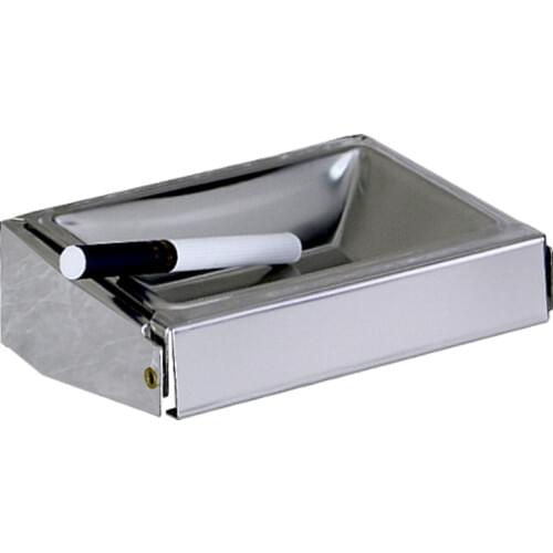 Stainless steel wall-mounted ashtray can be easily dumped in the toilet ashtrays