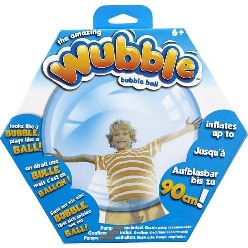 New Hot Sale Amazing 3 Colors Pink Blue Green High Quality Inflate Up To 90cm Wubble Bubble Ball Tiny Balloon Without Pump