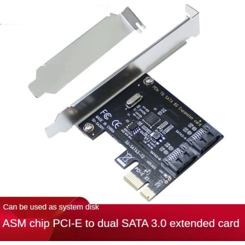 PCI-E PCI Express to SATA3.0 2-Port SATA III Expansion Controller Card Adapter