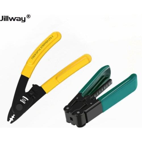 Jillway fiber optic cable stripperCFS-2 dual port hole fiber coating pliers tool Miller pliers 3-port fiber optic cable stripper