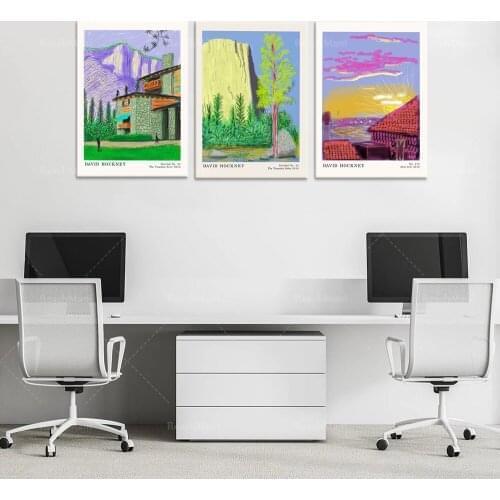 David Hockney Poster , Gallery Quality Print,David Hockney Print,Exhibition Print,Museum Wall Art, Artist Print,Gallery Poster