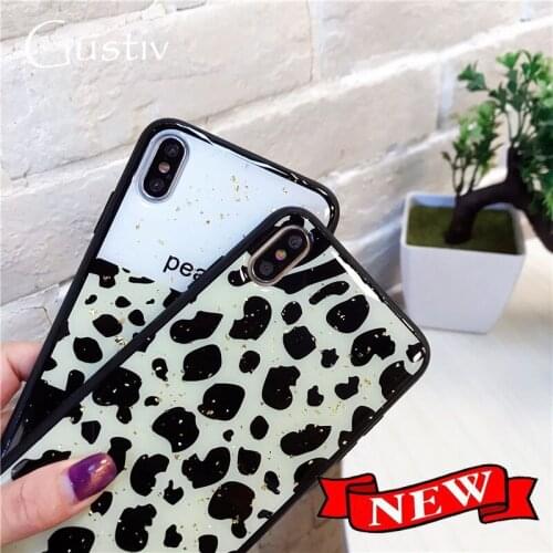 Luxury Leopard glitter case For Huawei P20 P30 P40 pro for Huawei Mate 20 30 pro Bling Sequin Gold Foil Epoxy case