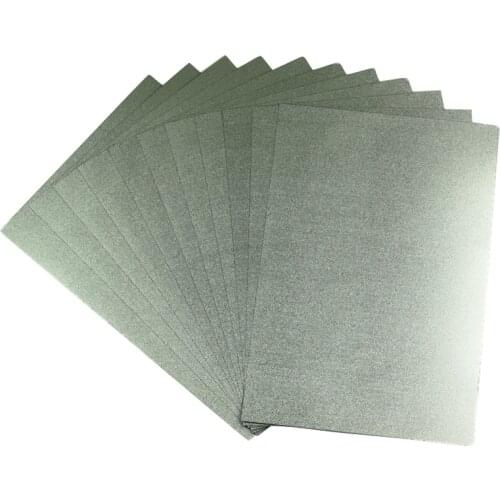 A4 self adhesive matte silver film pigment or dye ink PVC desktop printer can use a variety of sizes to choose 20 sheets