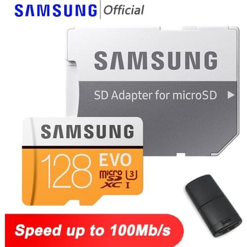 SAMSUNG EVO Plus Micro SD Card 128GB 64GB SD/TF 32GB 512GB 256GB Micro SD 128gb Flash Memory Card SD Memory U1 U3 Microsd For PC