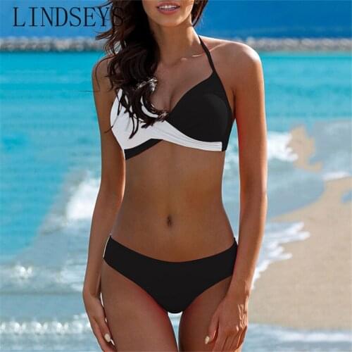 Sexy Bikini Push Up Swimwear Women biquinis feminino 2019 mujer Swimsuit tanga Swimming Bathing Suit Plus Size Bikinis Set XXXL